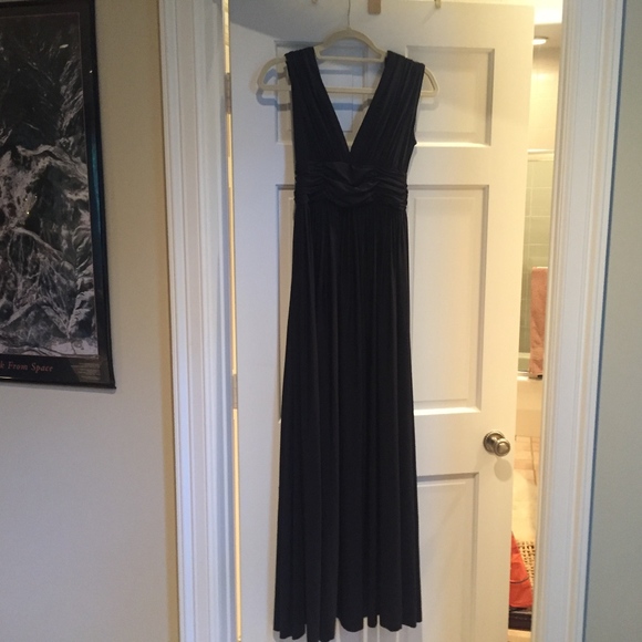 Floor Length Ball Gown (Navy) - Picture 1 of 5